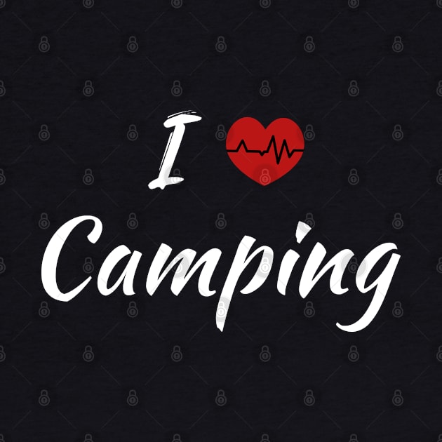 I Heart Camping Heartbeat by SAM DLS